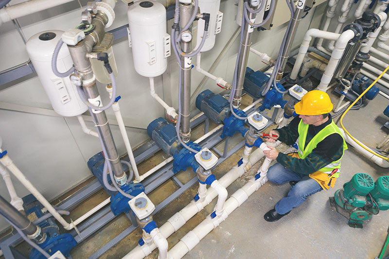 Pump repair.