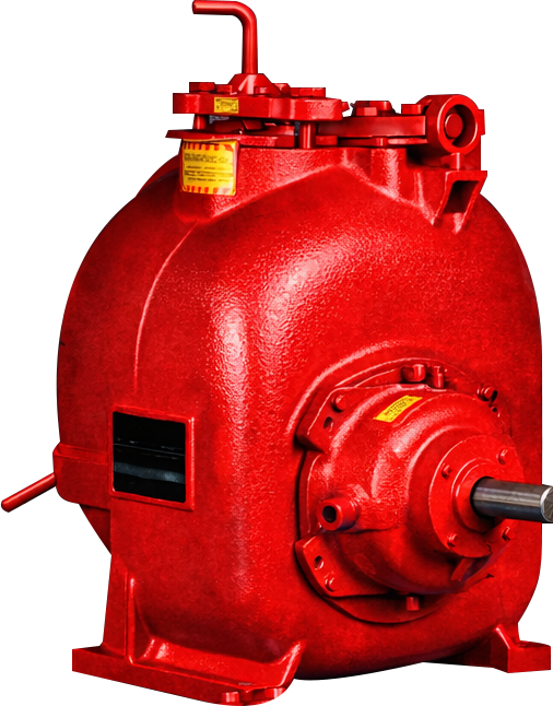 Gemini self-priming pump.